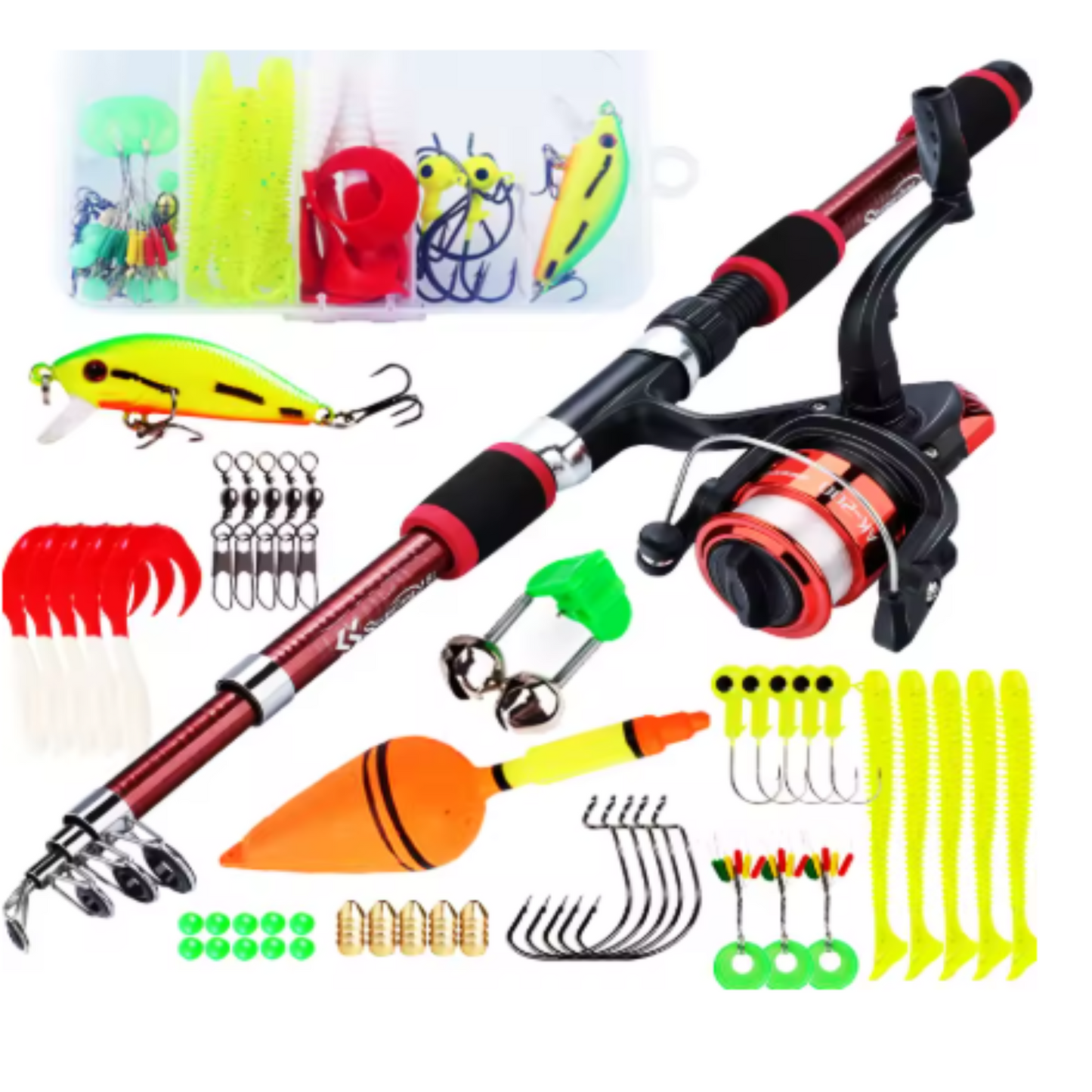 Spinning Rod & Reel Combo (1.8M)
