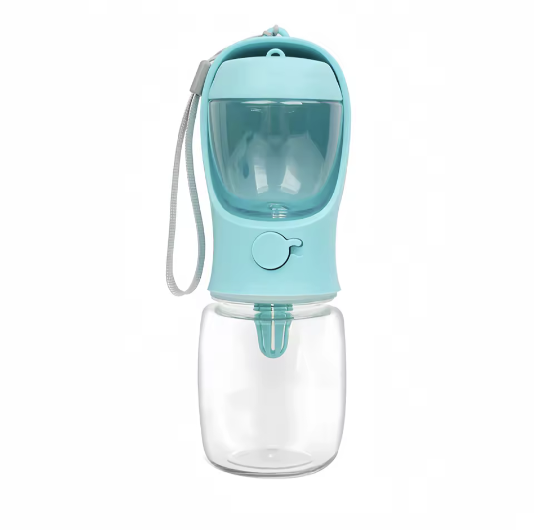 Portable Pet Water Bottle with Food Container