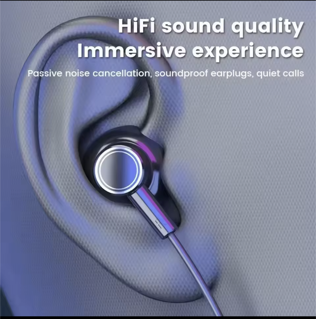 Wireless Neckband Headset with LED Display
