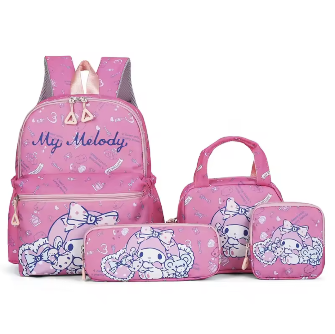 4pcs Kuromi School Bag Set