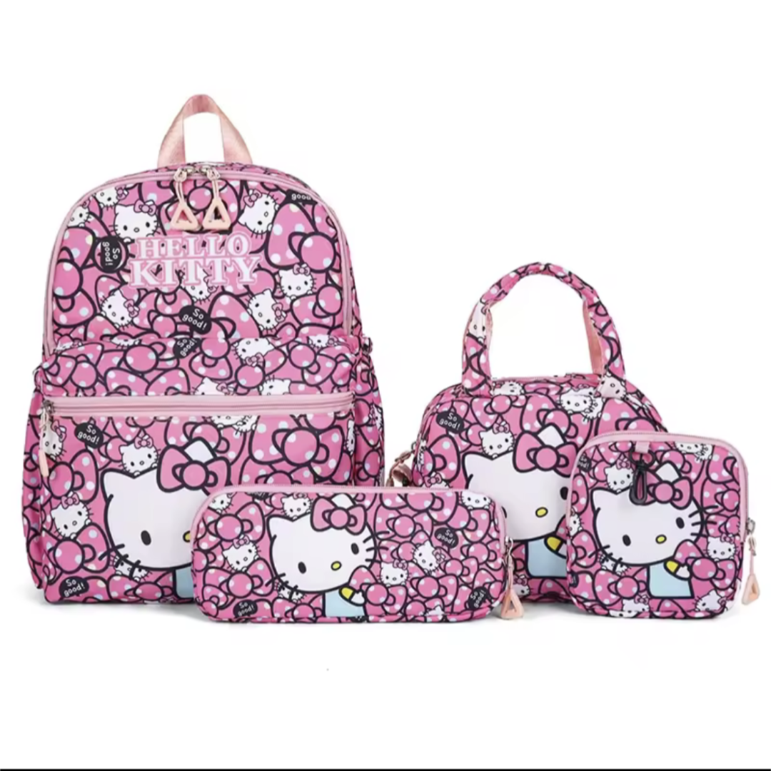 4pcs Kuromi School Bag Set