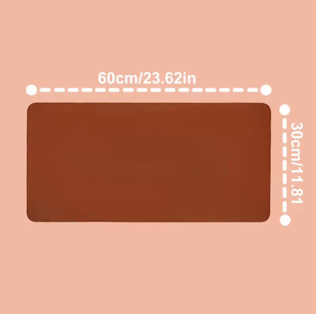 Large PU Leather Desk Pad (600×300mm)