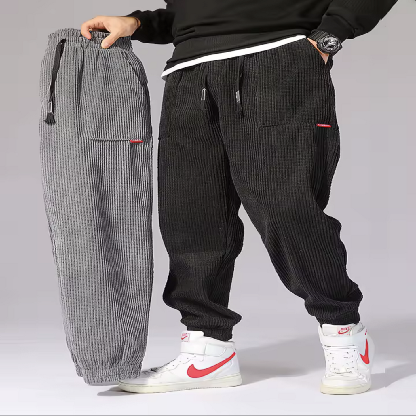 Men’s Baggy Corduroy Jogger Pants