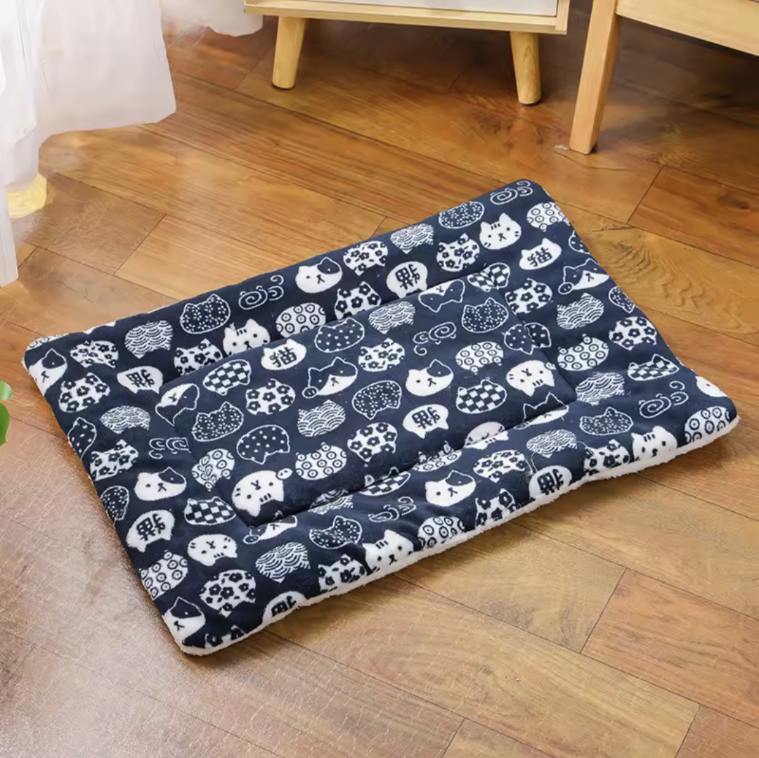 Flannel Pet Sleeping Mat & Bed