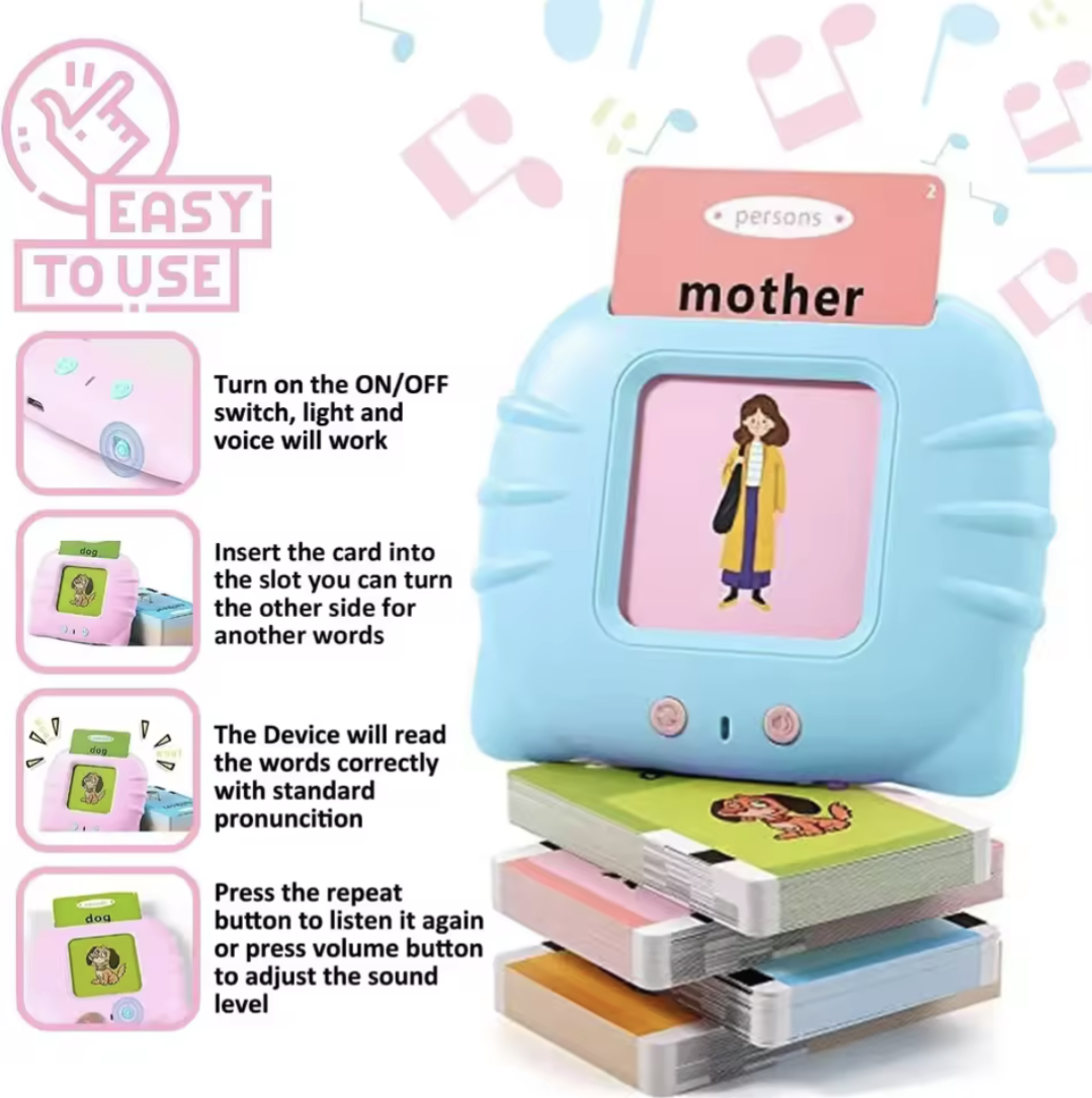 Talking Flashcards Learning Toy for Kids