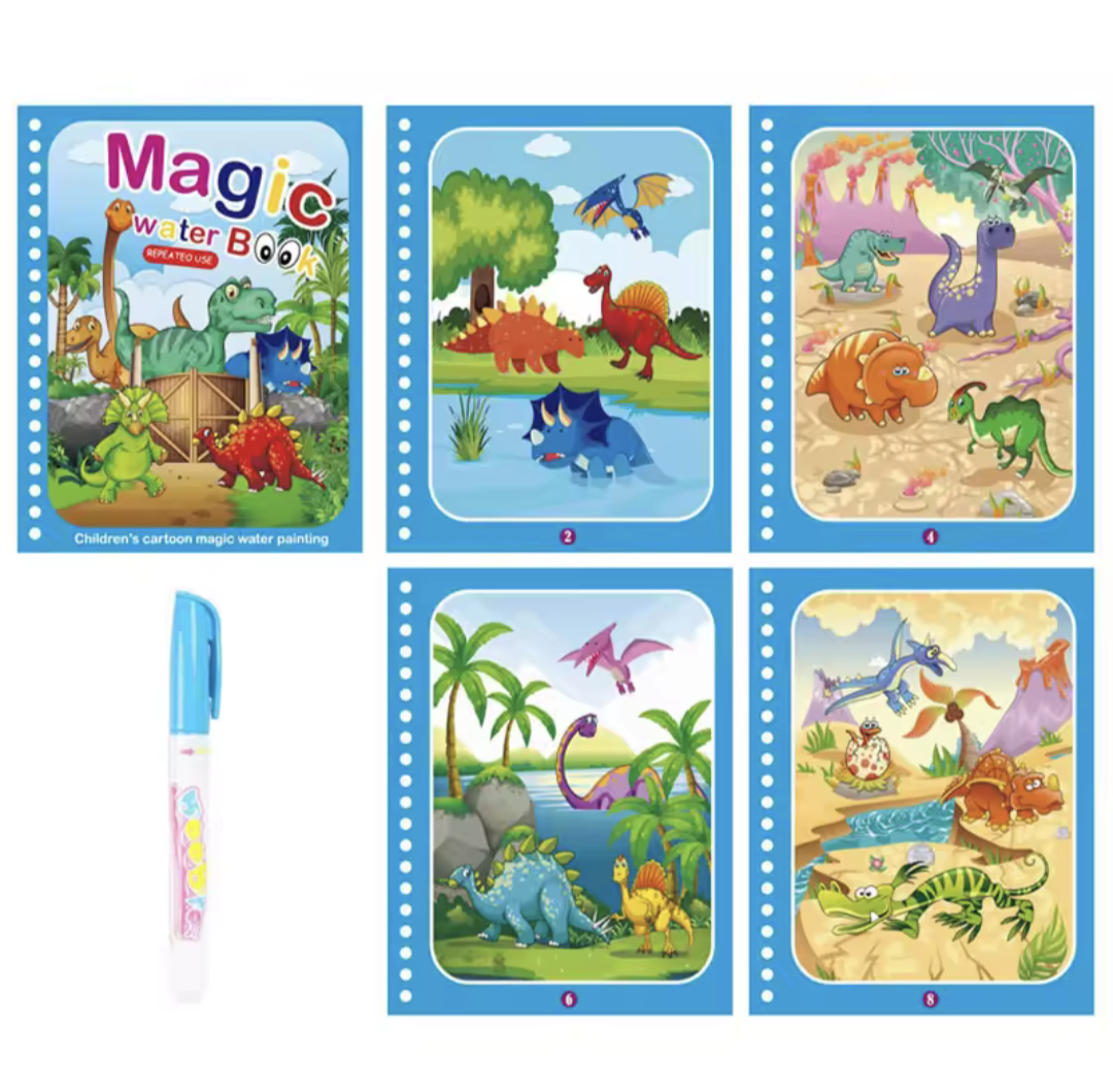 Magic Water Drawing Book with Pen