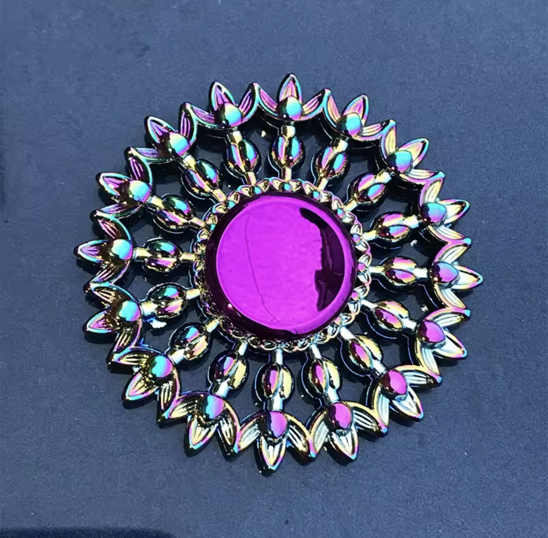 Rainbow Metal Fidget Spinner