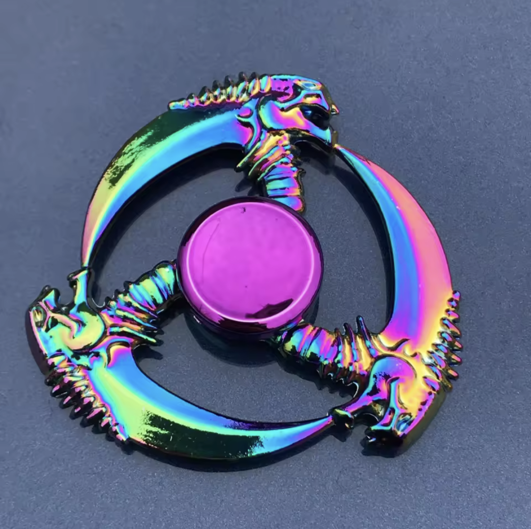 Rainbow Metal Fidget Spinner