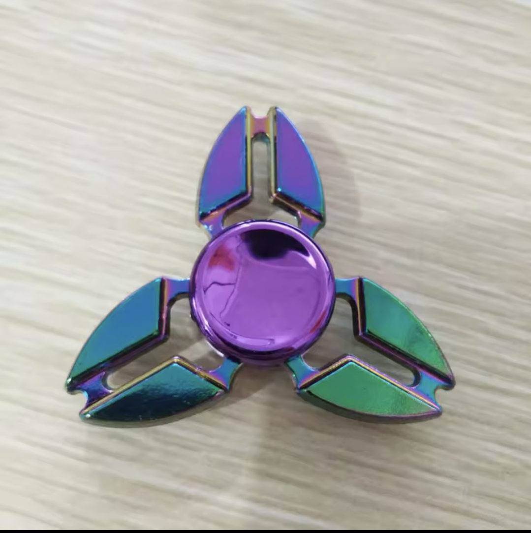 Rainbow Metal Fidget Spinner