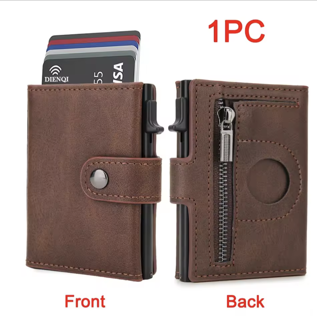 RFID Carbon Fiber Wallet for AirTag