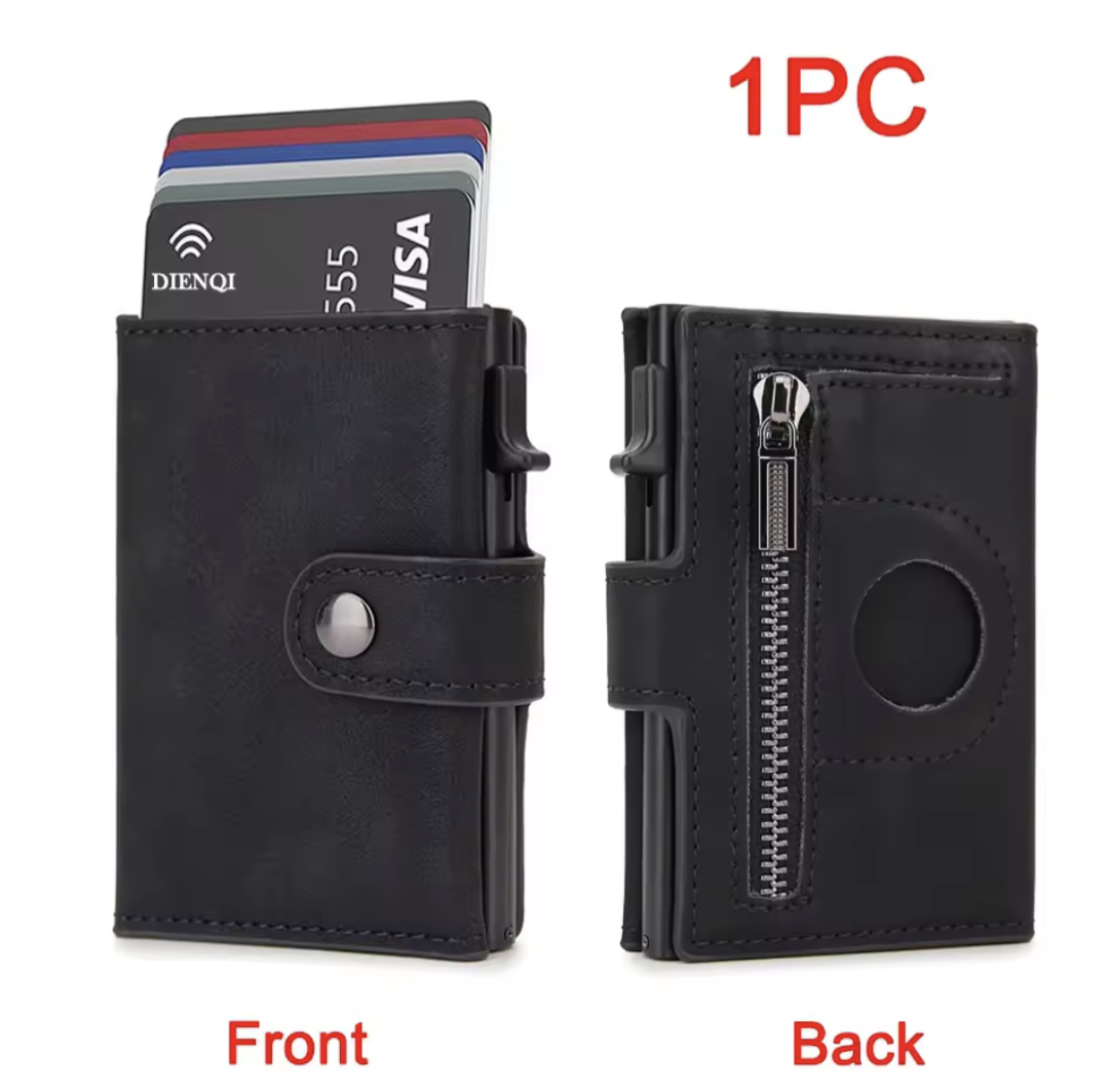 RFID Carbon Fiber Wallet for AirTag