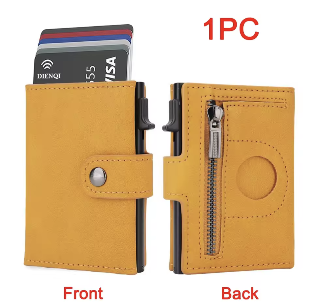 RFID Carbon Fiber Wallet for AirTag