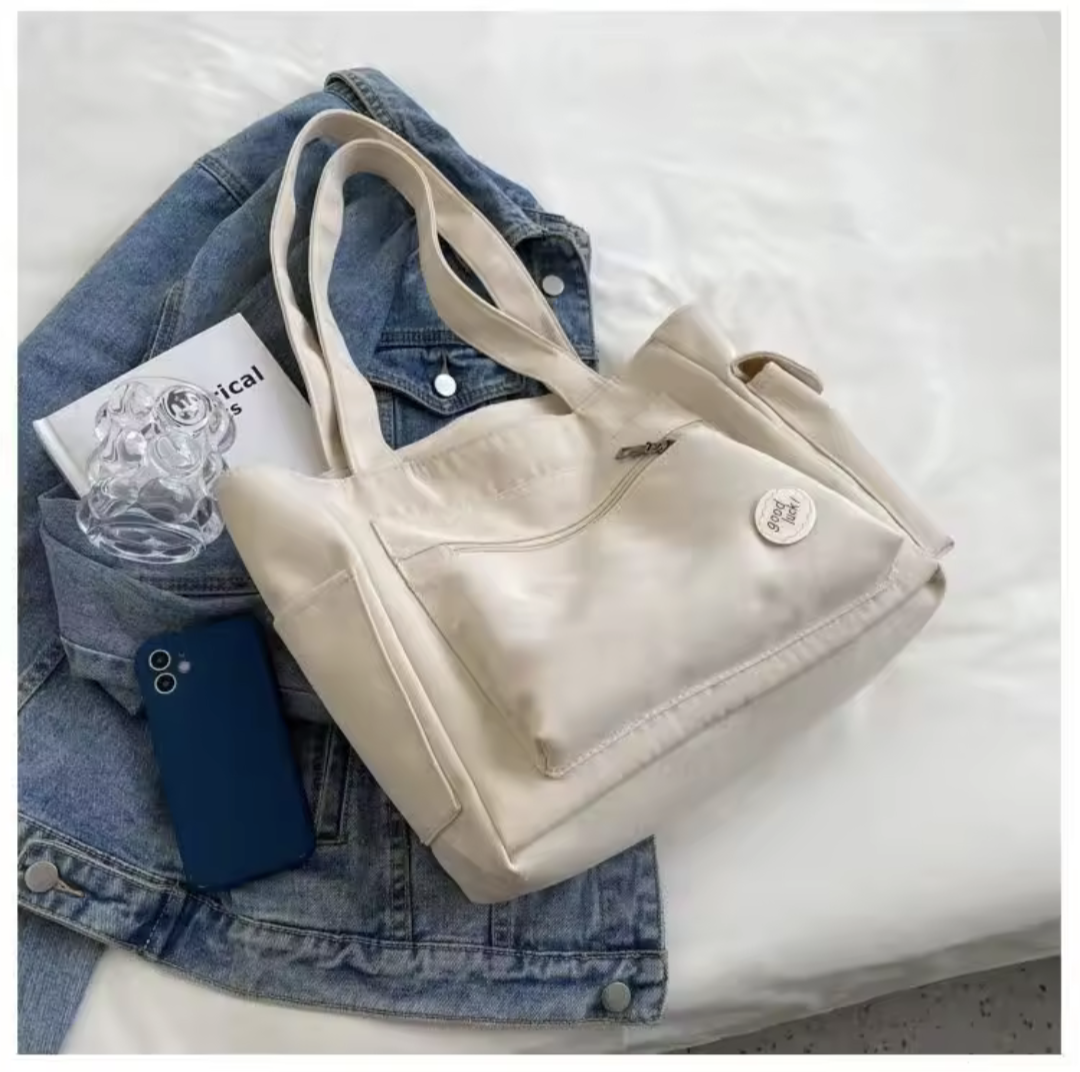 Women’s Large Canvas Shoulder Tote Bag