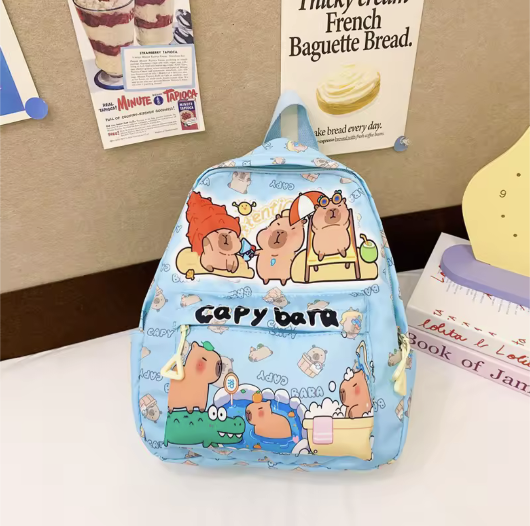 Cute Capybara Cartoon Backpack