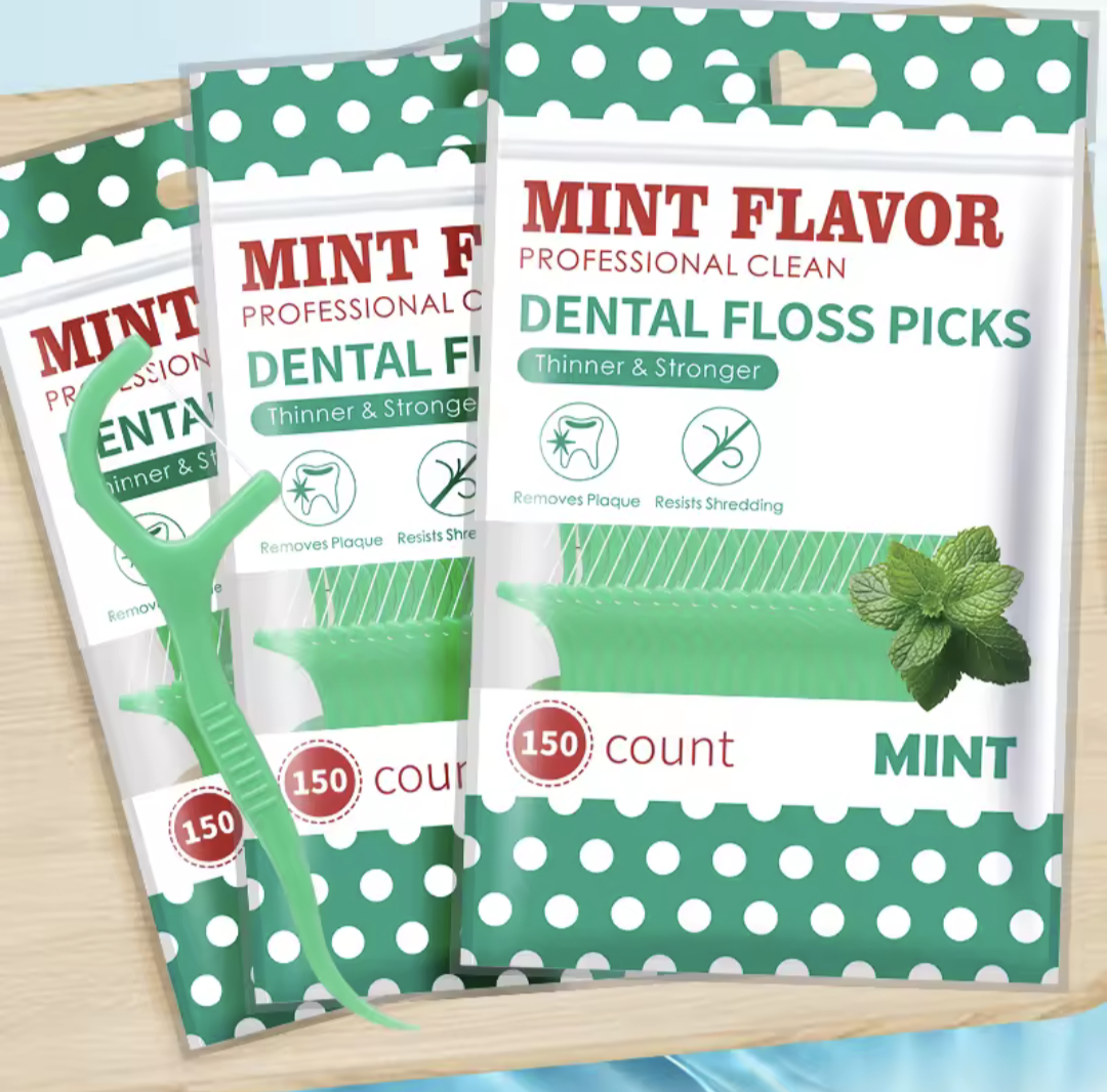 Mint Dental Floss Sticks