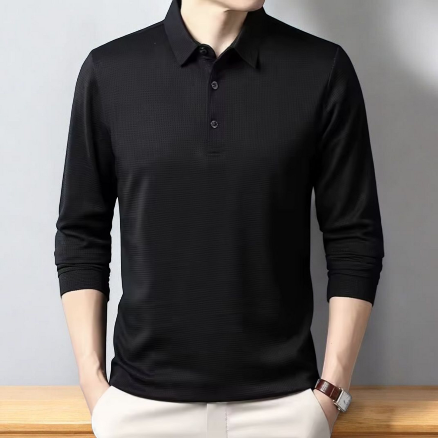 Men’s Long Sleeve Polo