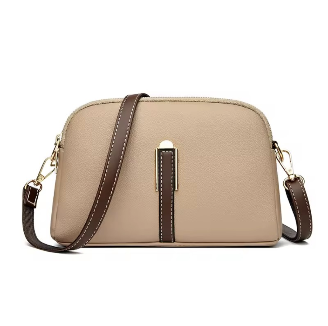 Luxury Cowhide Flap Handbag