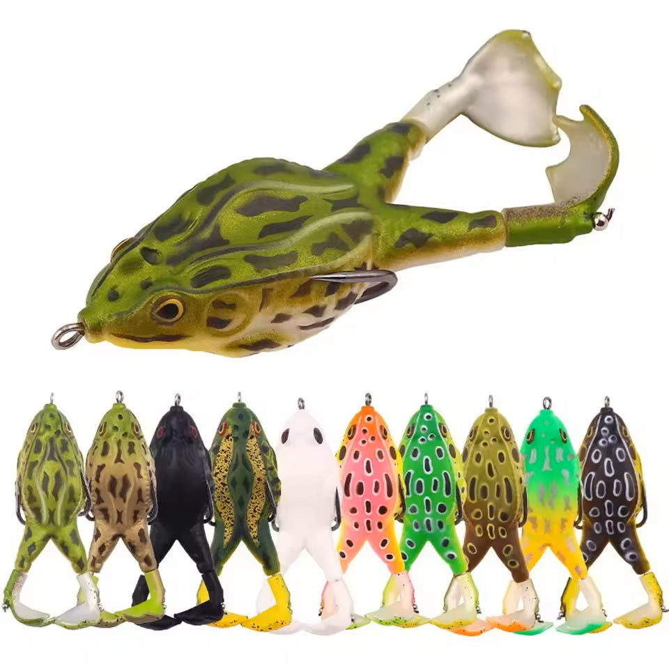 Frog Lure with Double Propeller Legs