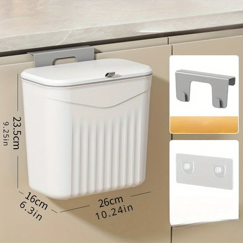 Wall-Mounted Trash Bin