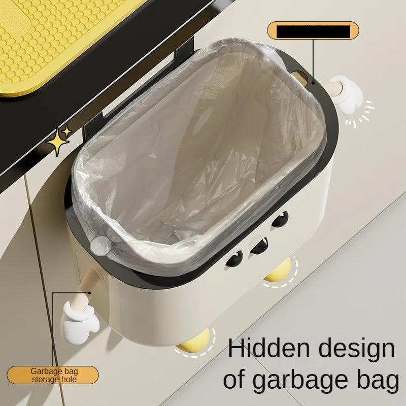 Wall-mounted Trash Can