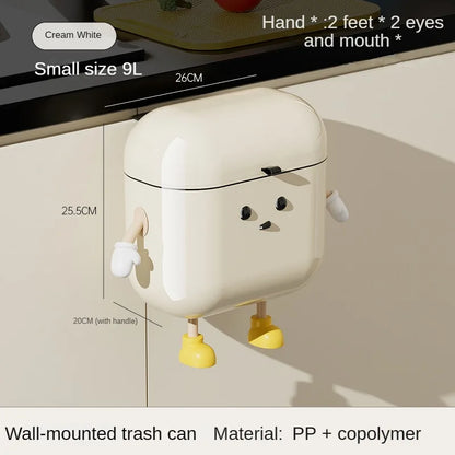 Wall-mounted Trash Can