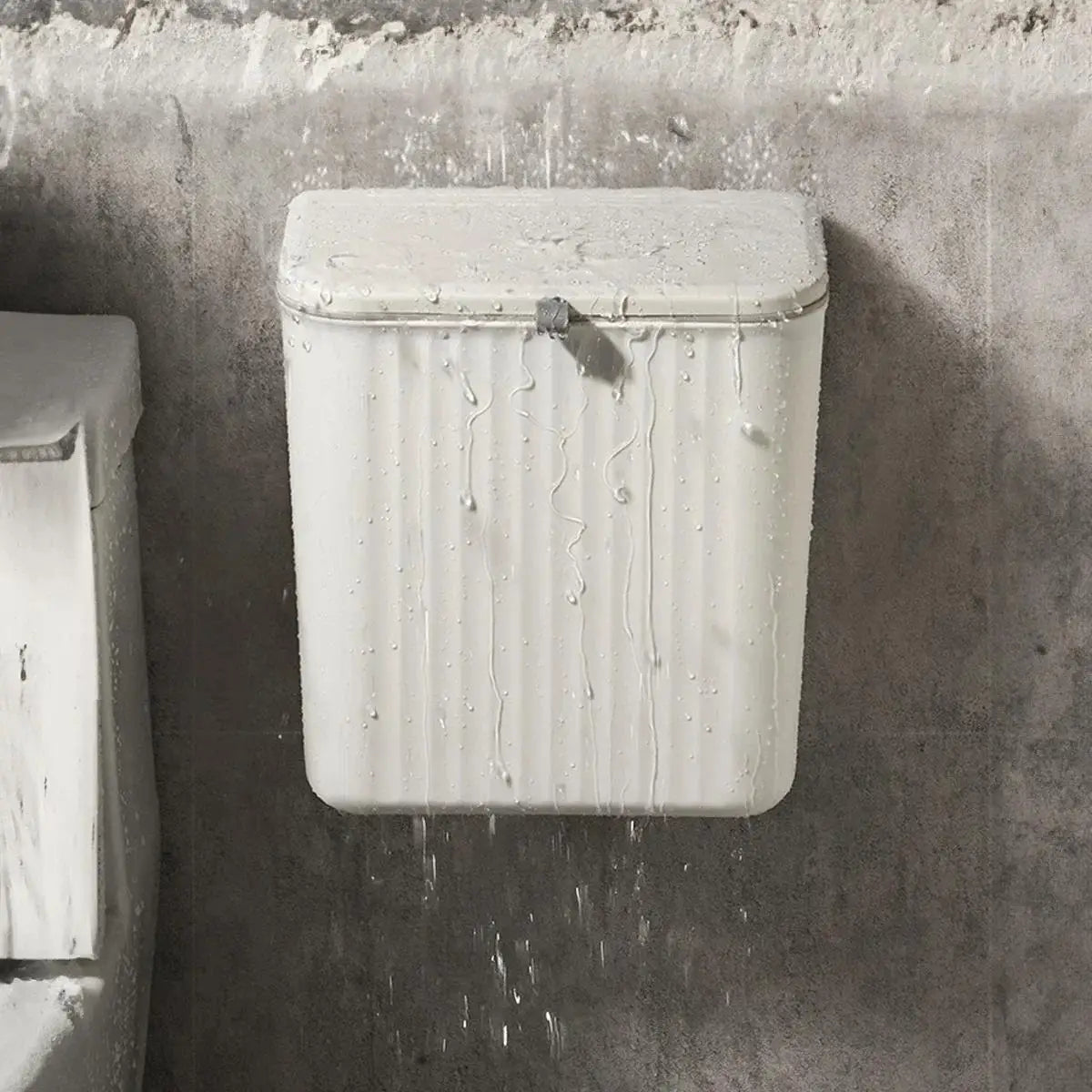 Wall-Mounted Trash Bin