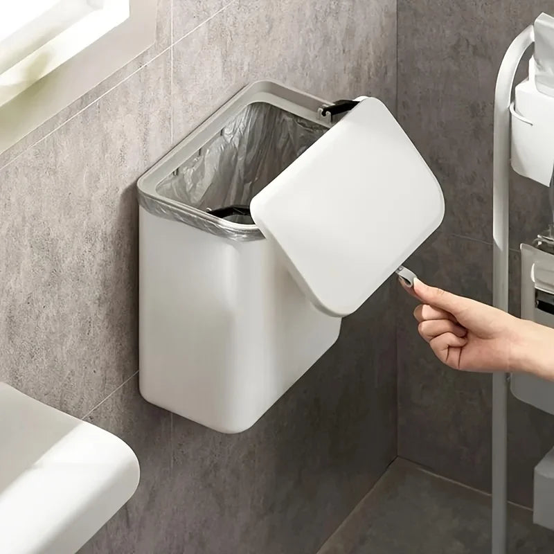 Wall-Mounted Trash Bin