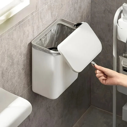 Wall-Mounted Trash Bin