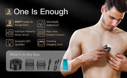 Men's Groin & Body Hair Trimmer