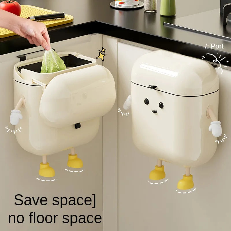 Wall-mounted Trash Can