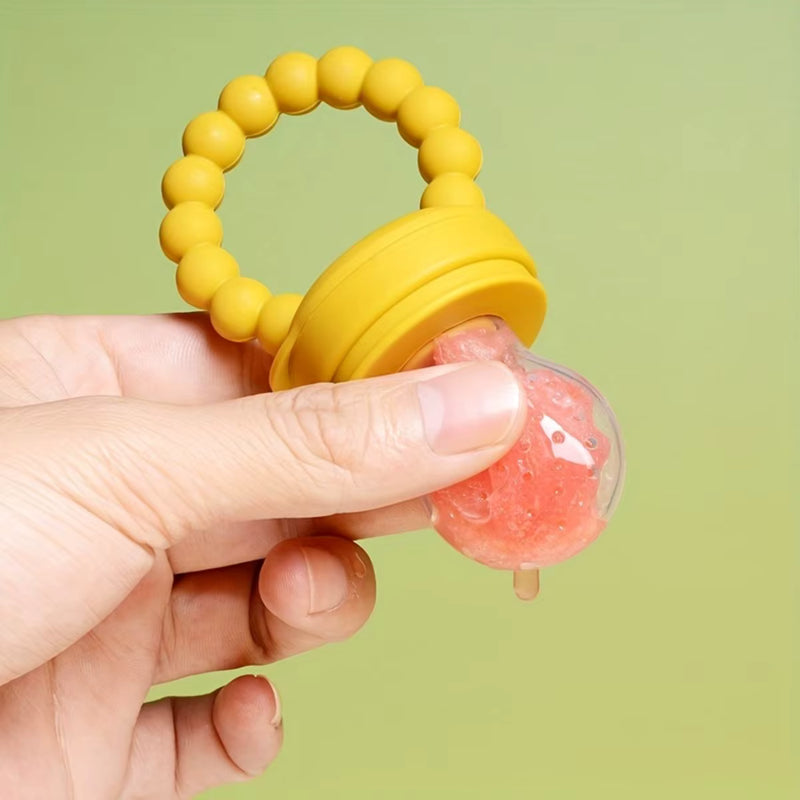 3pcs Children's Silicone Fruit & Vegetable Feeder With Handle