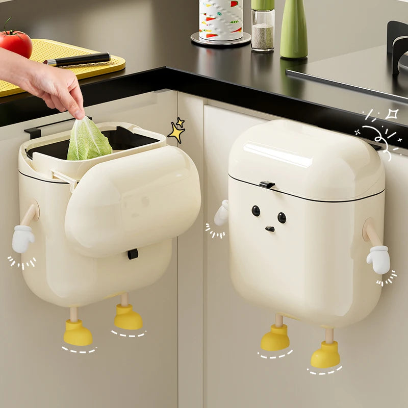 Wall-mounted Trash Can