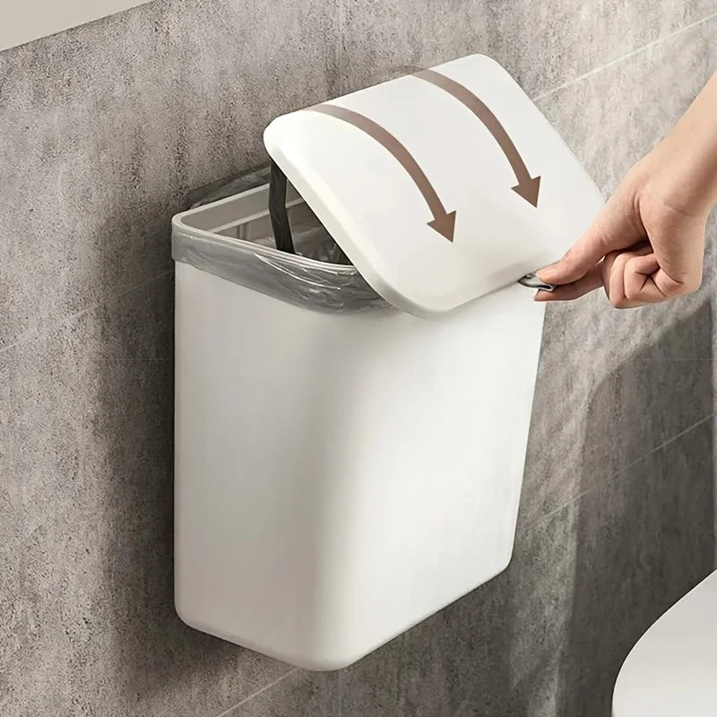 Wall-Mounted Trash Bin