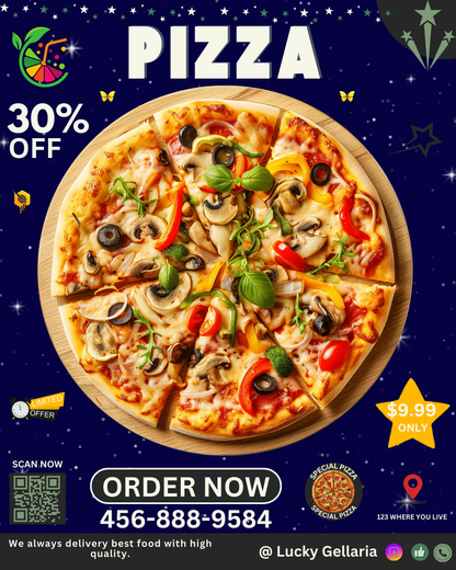 Pizza Poster Designs
