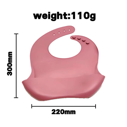 5pcs Children's Silicone Dinner Plate Set