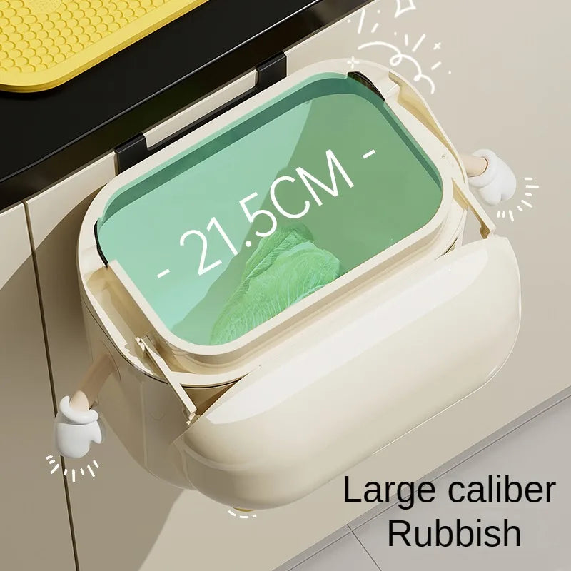 Wall-mounted Trash Can
