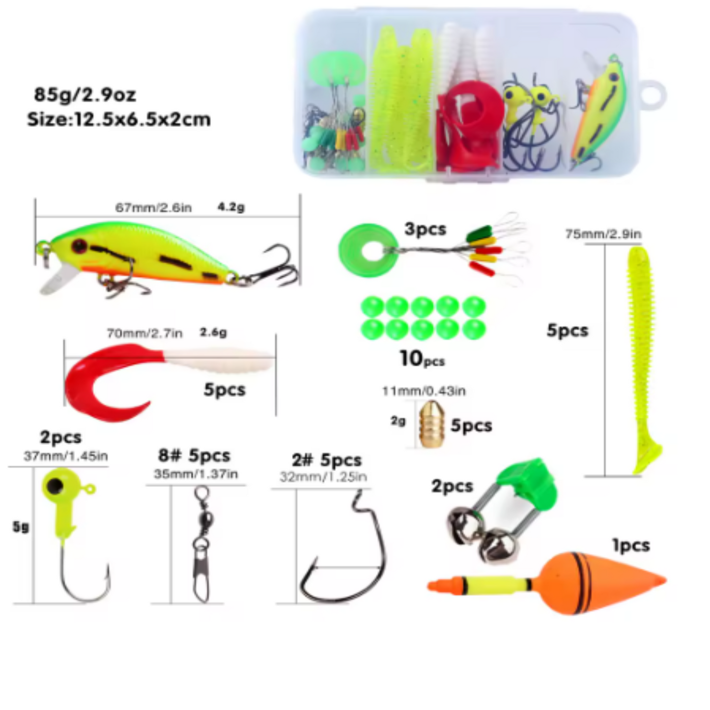 Spinning Rod & Reel Combo (1.8M)