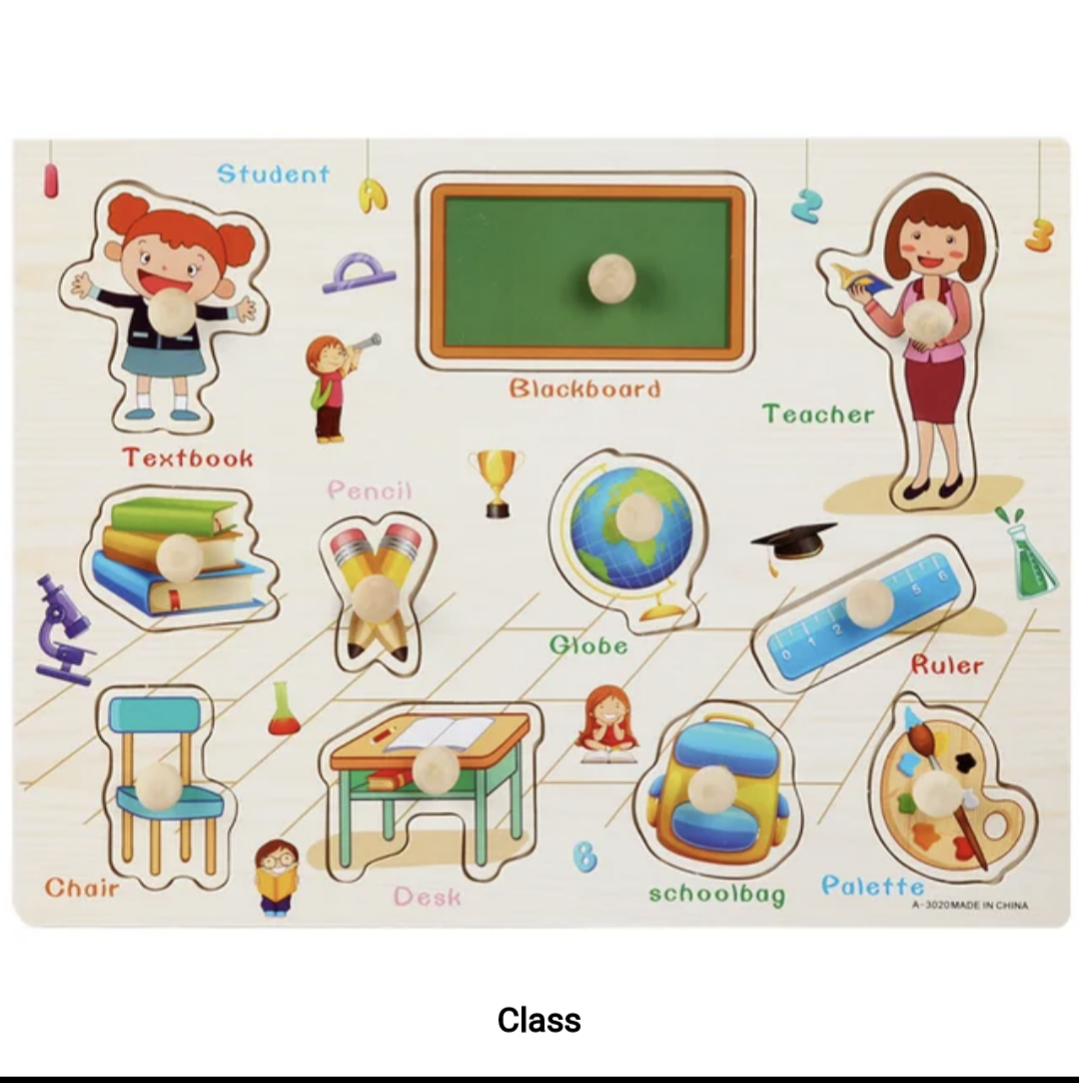 Montessori Wooden Puzzle
