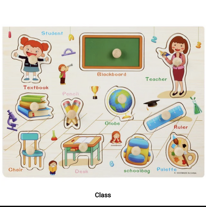Montessori Wooden Puzzle