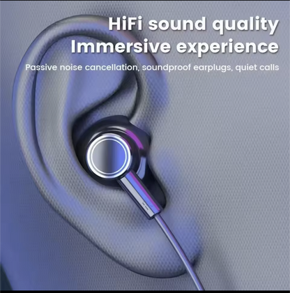 Wireless Neckband Headset with LED Display
