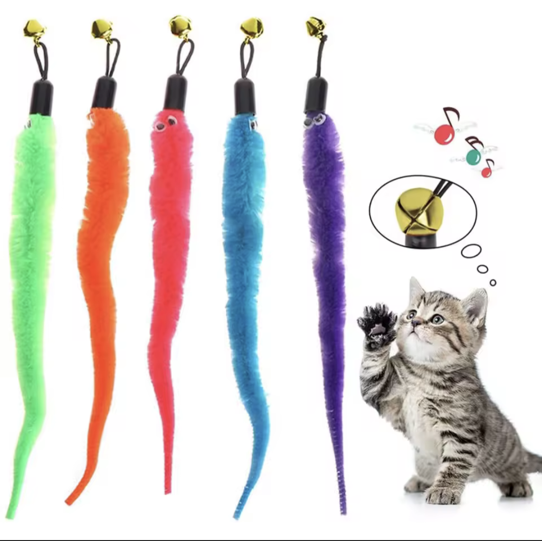 Plush Cat Toy Replacement Worms