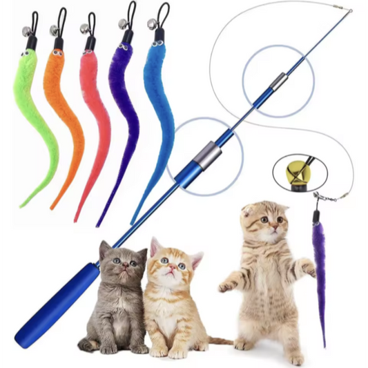 Plush Cat Toy Replacement Worms