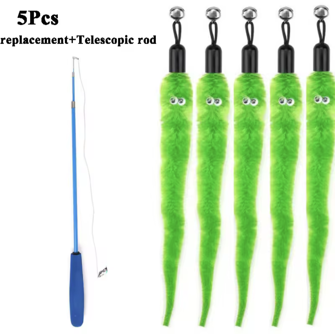 Plush Cat Toy Replacement Worms
