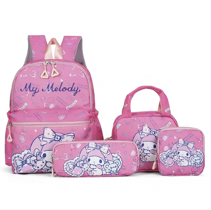 4pcs Kuromi School Bag Set