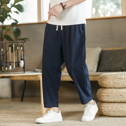 Men’s Cotton Linen Casual Pants