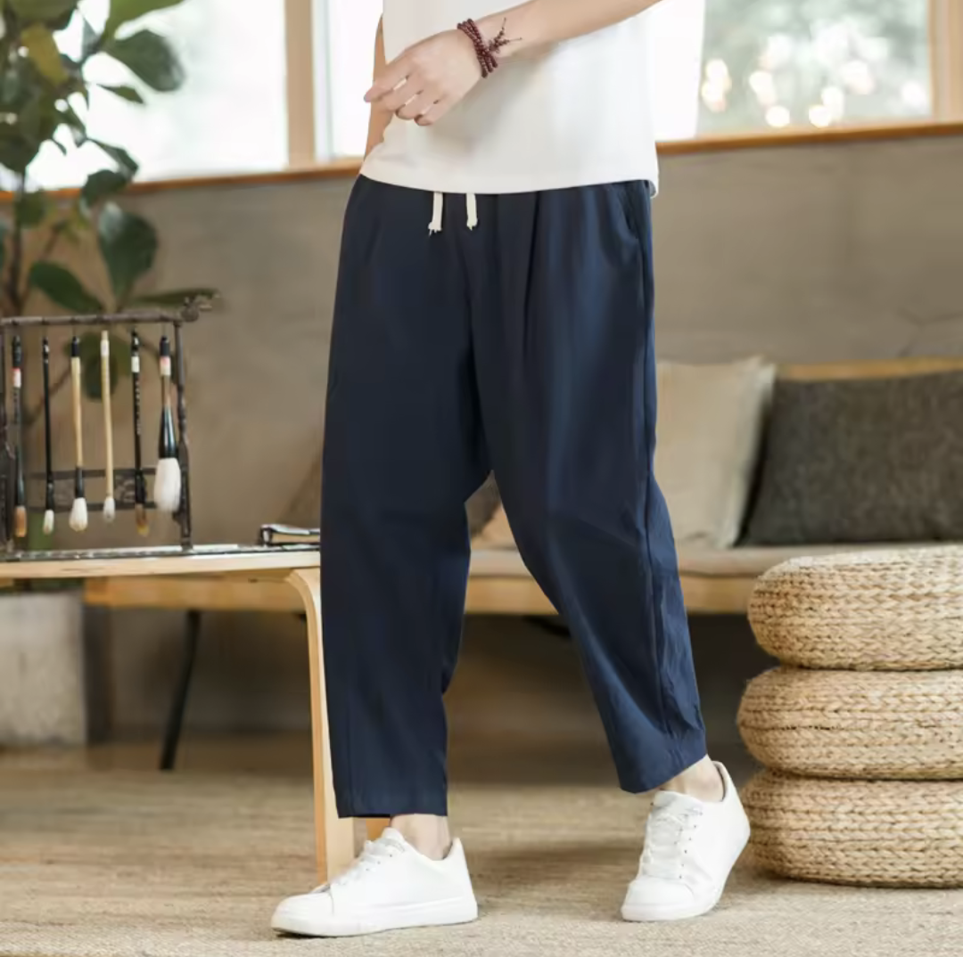 Men’s Cotton Linen Casual Pants