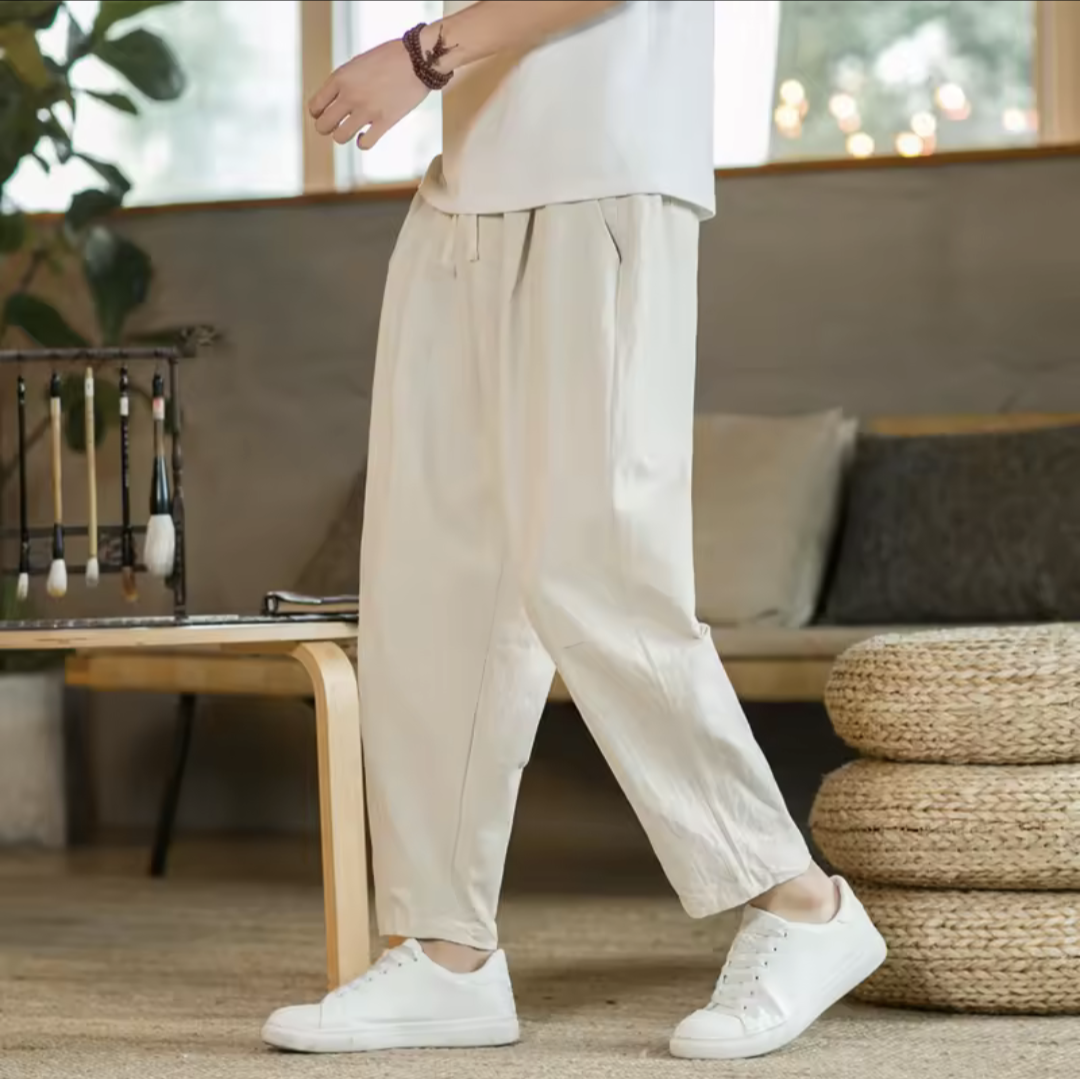Men’s Cotton Linen Casual Pants