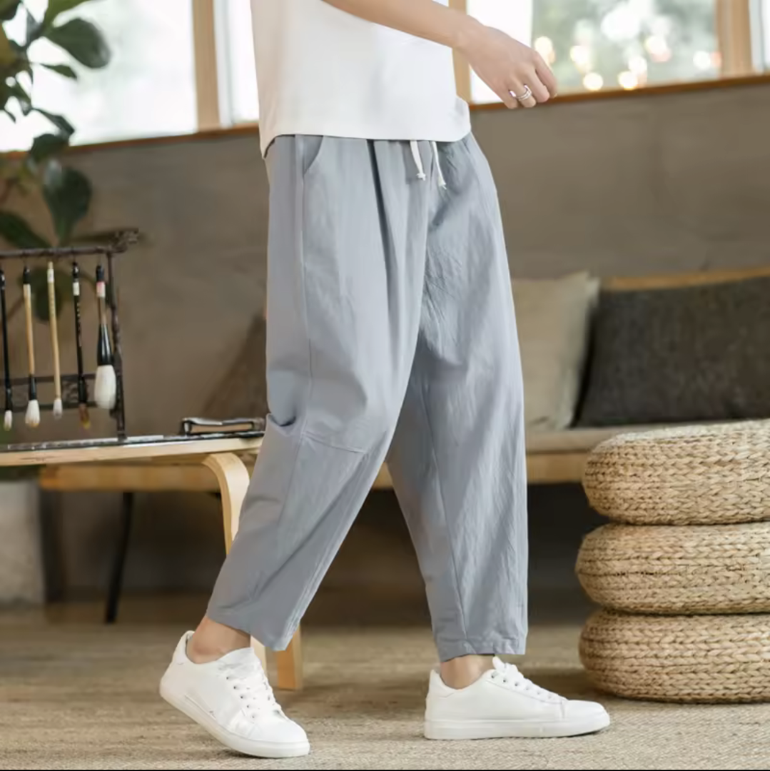 Men’s Cotton Linen Casual Pants