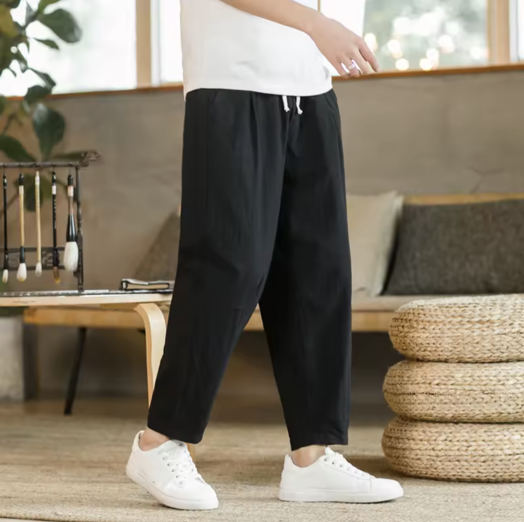 Men’s Cotton Linen Casual Pants