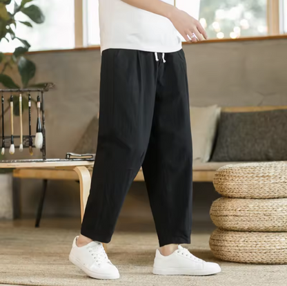 Men’s Cotton Linen Casual Pants